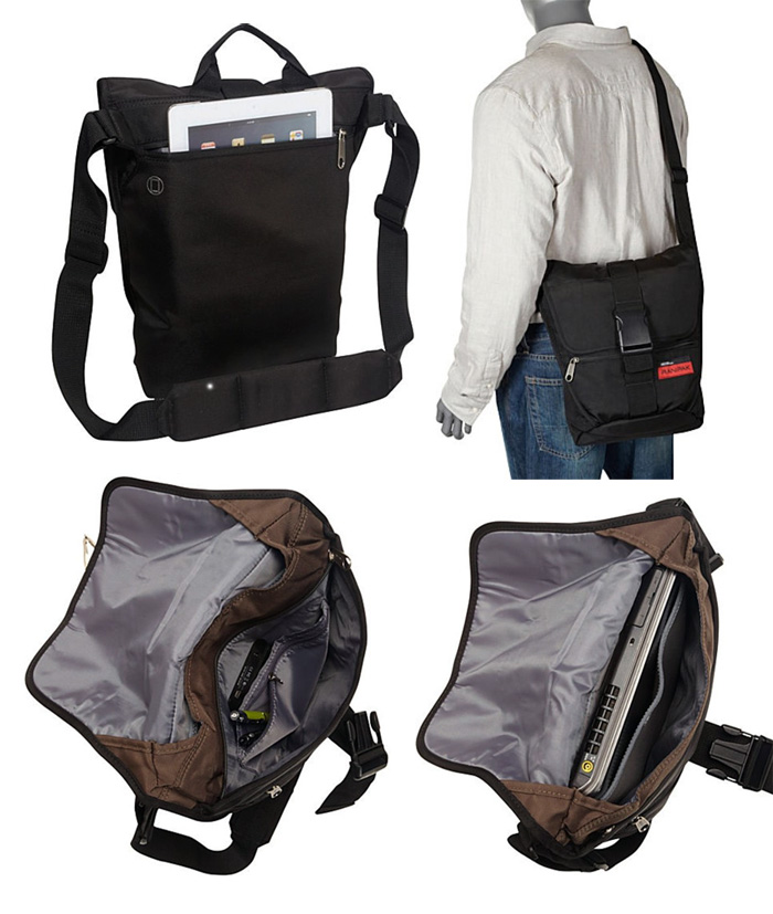 Ranipak Travel Durable Utility Mac Tablet Laptop Computer Messenger V Bag