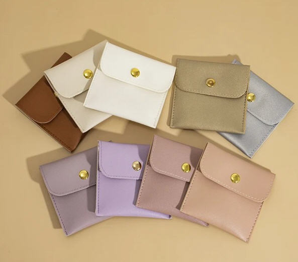 กระเป๋าใส่เครื่องประดับ,กระเป๋าPU,ขนาด8*8cm,ผลิตขั้นต่ำ1,000ชิ้น