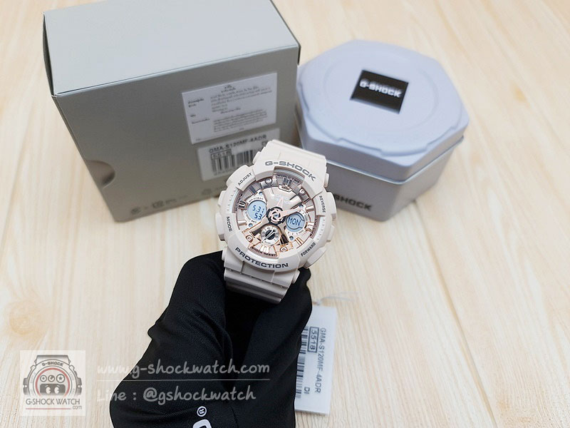CASIO G-SHOCK MINI นาฬิกาข้อมือ นาฬิกากันน้ำ นาฬิกาของแท้ ประกันศูนย์ CMG 1 ปี รุ่น GMA-S120MF-4A