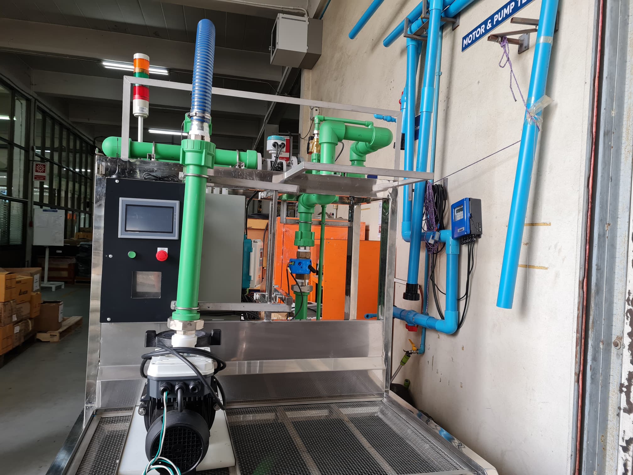 Support Program Contorl Test PUMP Machine x FASCO MOTORS