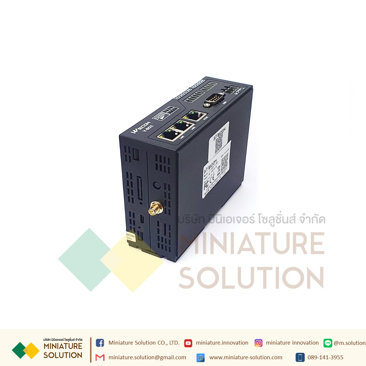 IoT Gateway WECON (V-BOX E-00, V-BOX E-4G H-WF) คลาวด์ฟรี รองรับพีแอลซีทุกแบรนด์ คลาวด์ Scada เชื่อมต่อ API ต่างๆ มีเแอพพลิเคชั่นรองรับ VNET (V-BOX H-WF)