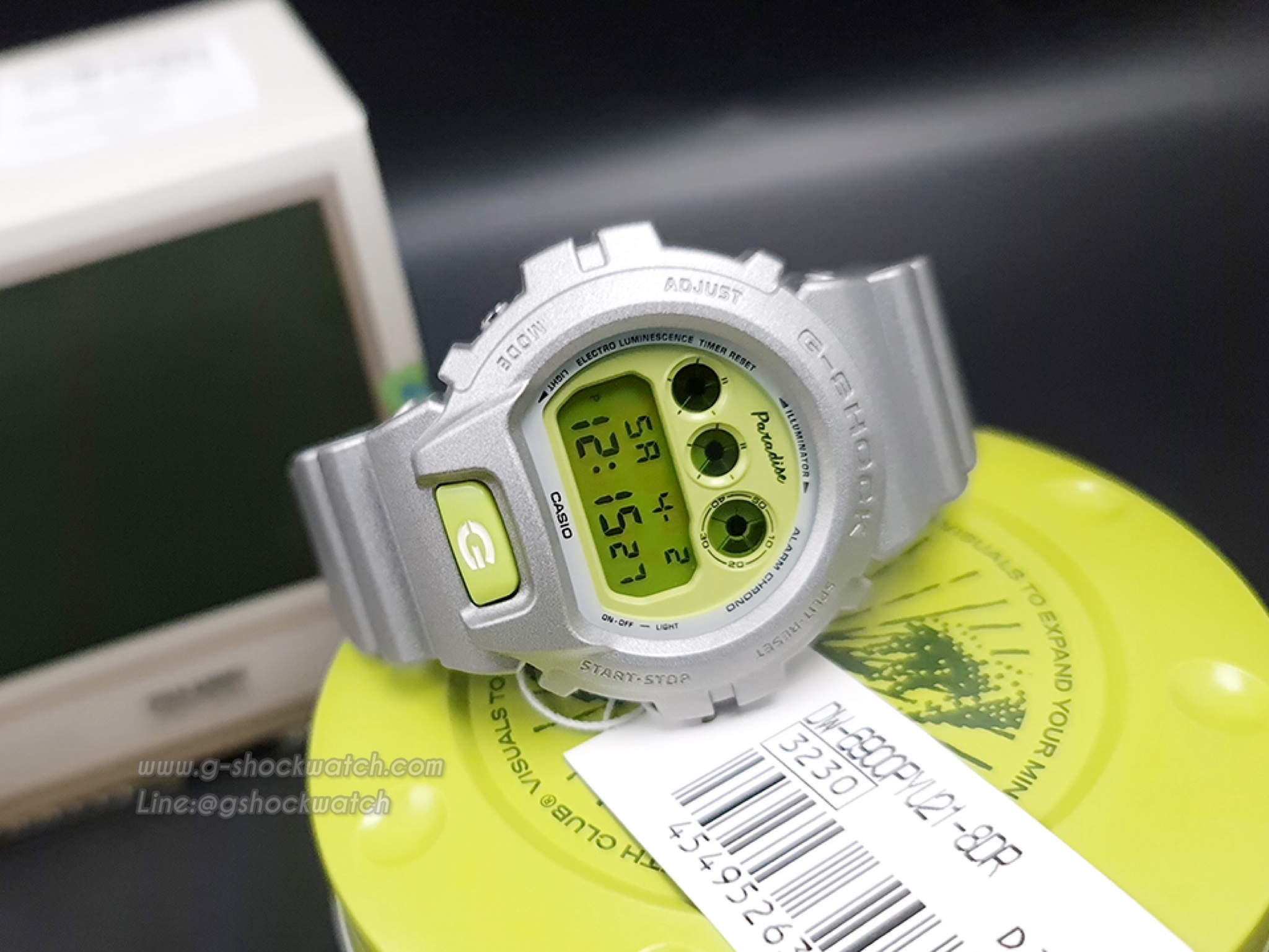 CASIO G-SHOCK นาฬิกาข้อมือ นาฬิกากันน้ำ นาฬิกาของแท้ ประกันศูนย์ CMG 1 ปี DW-6900PYU21-8DR ดำ