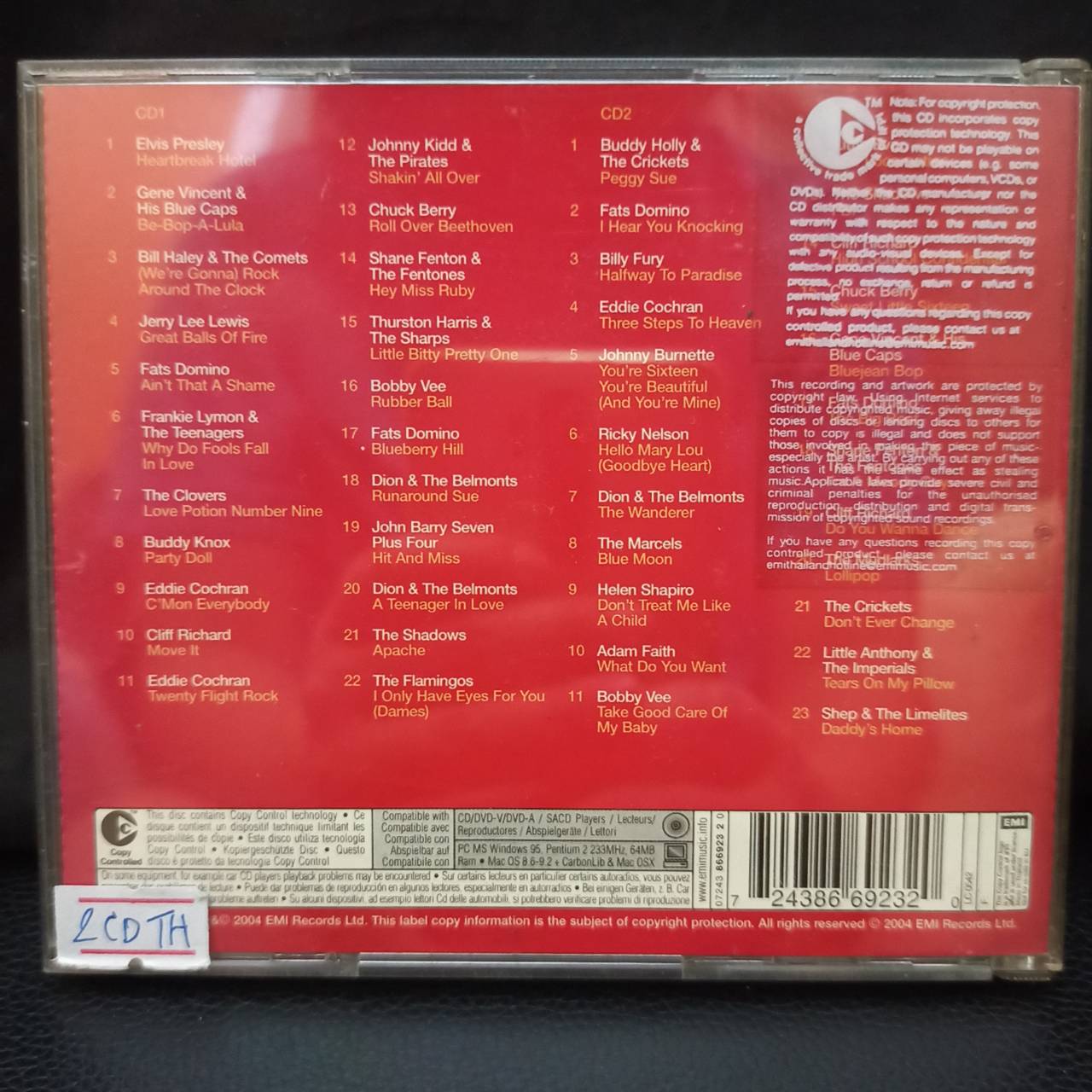 Various – Legends Of Rock 'n' Roll / THAILAND / 2CD / แผ่นดี