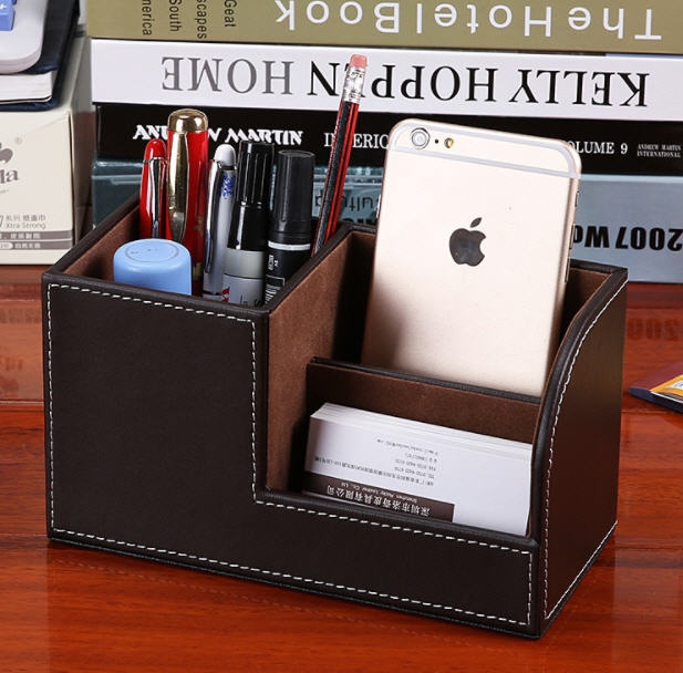 กล่องอเนกประสงค์,กล่องใส่นามบัตร,กล่องหนังใส่เครื่องเขียน,กล่องหนัง PU