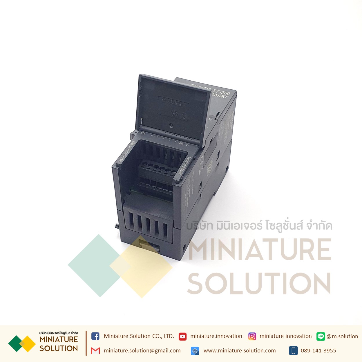 ซีเมนต์ SIMATIC S7-200 SMART PLC CPU SR20 SR30 SR40 ST20 ST30 CR20 SIEMENS analog module AE04 AE08 AM03 AM06 SB CM01 AQ01 AE01 (AM03)