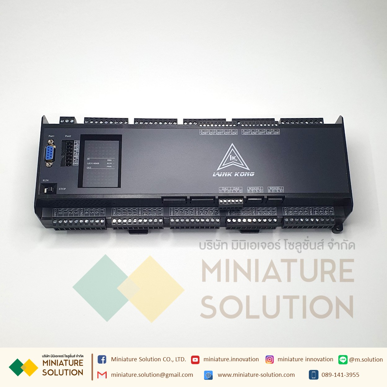 PLC LK3U-80MR-10AD-2DA Mitsu GXwork PLC LK3U-80MT-10AD-2DA Mitsu GXwork