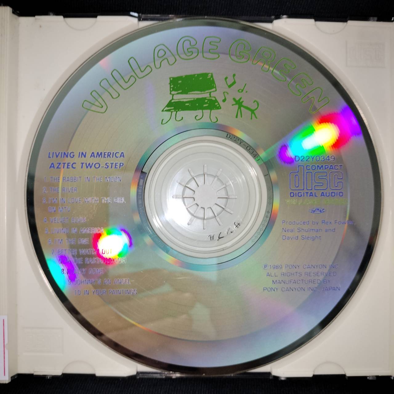 Aztec Two-Step – Living In America / JAPAN / แผ่นโปรโม / แผ่นดี