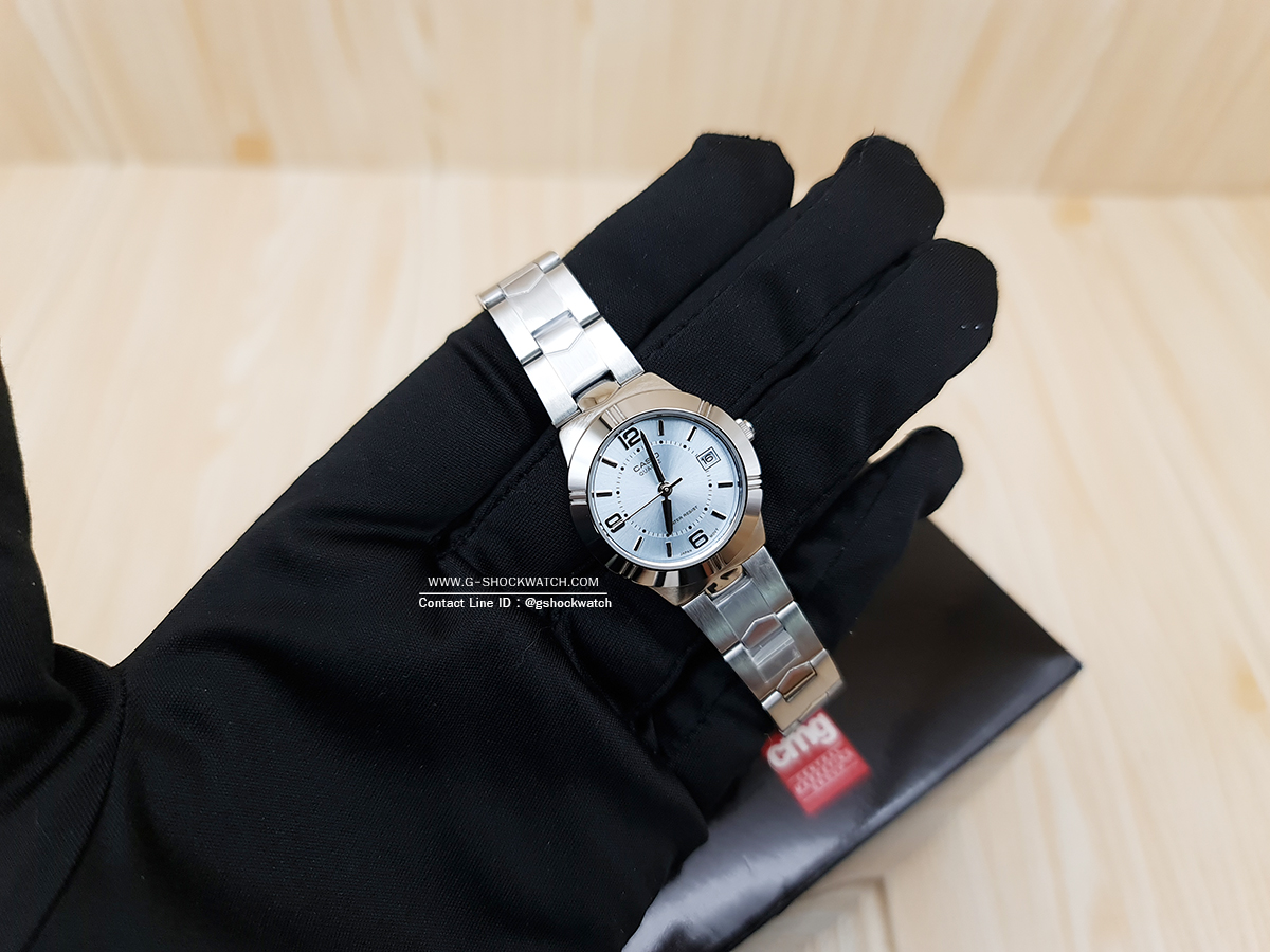 CASIO นาฬิกาข้อมือ นาฬิกากันน้ำ นาฬิกาของแท้ ประกันศูนย์ CMG 1 ปี รุ่น LTP-1241D-2A