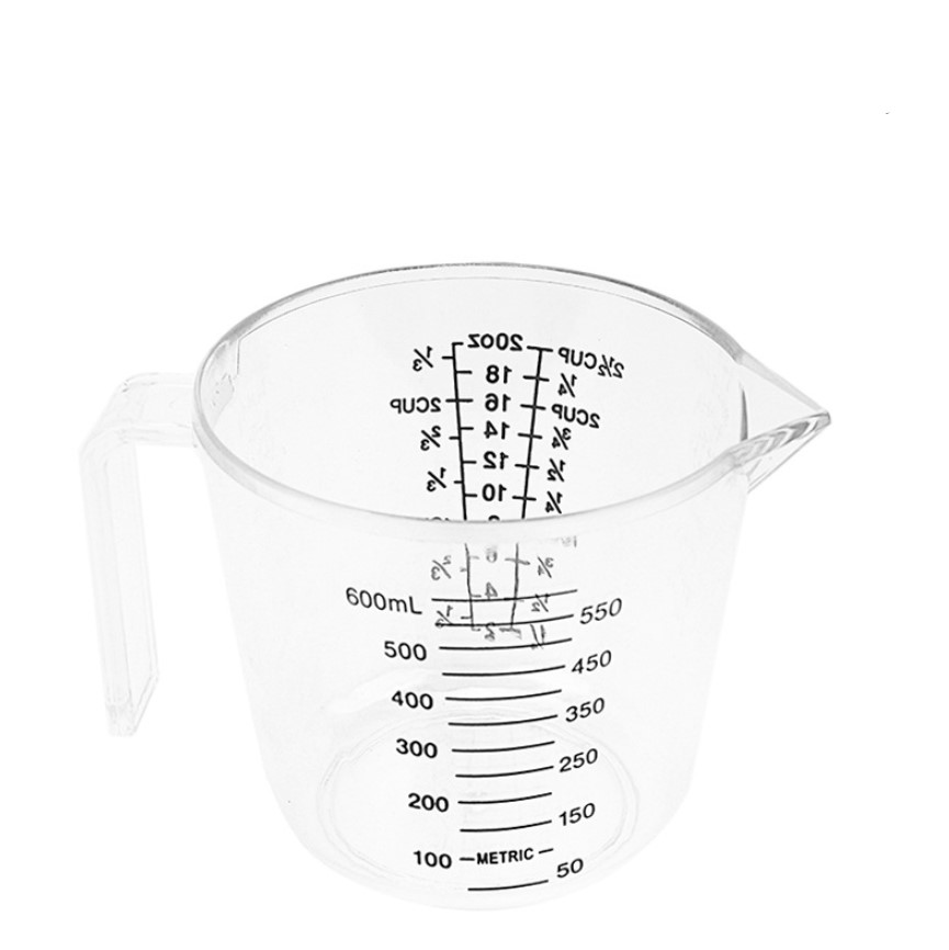 ถ้วยตวง พลาสติกแข็ง 600 มล.Measuring Cup 600 ml. (12-6124)