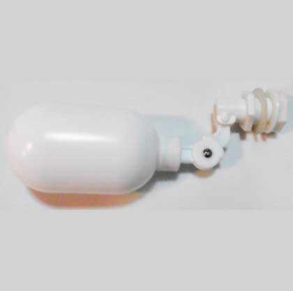 ลูกลอย 180 องศา(ปรับได้) ติดตั้งแนวนอน พร้อมข้อต่อ 1/4"