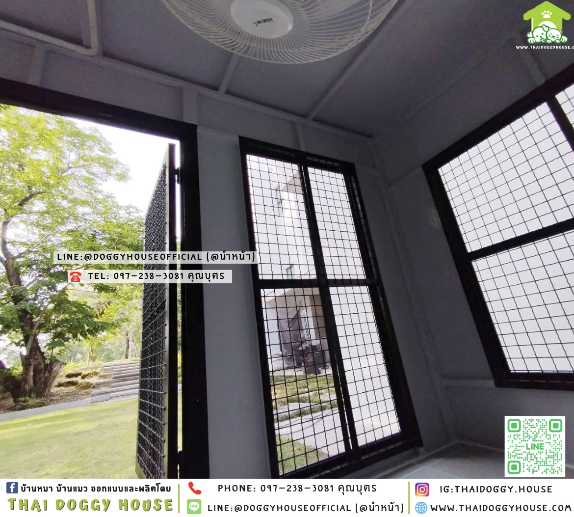 🏡บ้านหมา มุ้งลวด แบบบ้าน 𝐁𝐎𝐗 𝐒𝐓𝐘𝐋𝐄 ✨
