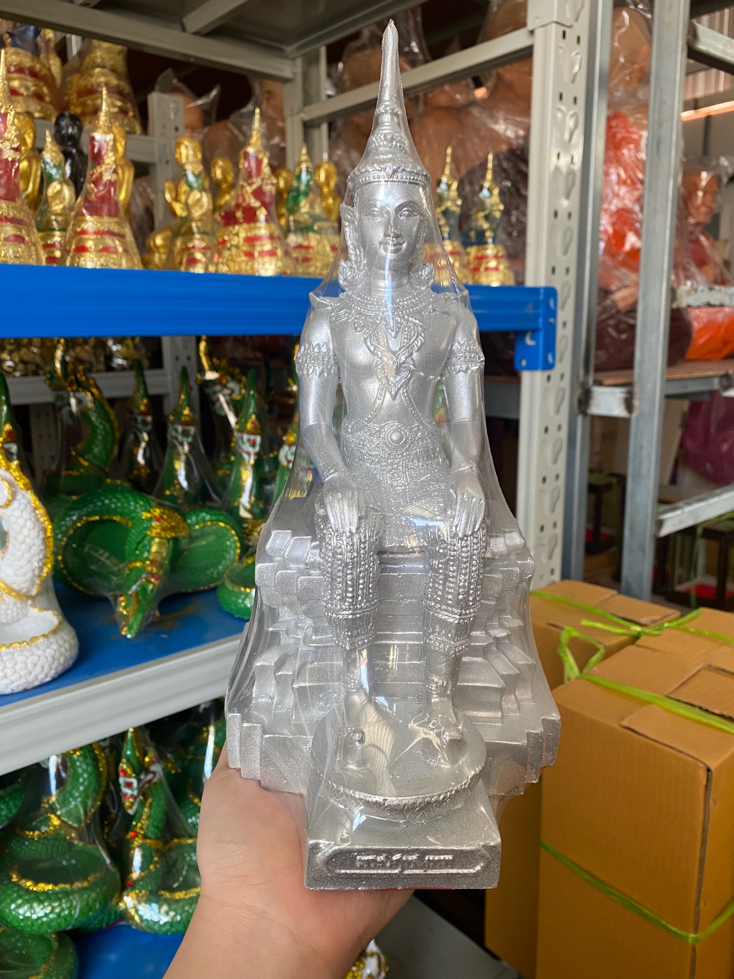 องค์ปฐม พระวิสุทธิเทพ สูง14 กว้าง5นิ้ว