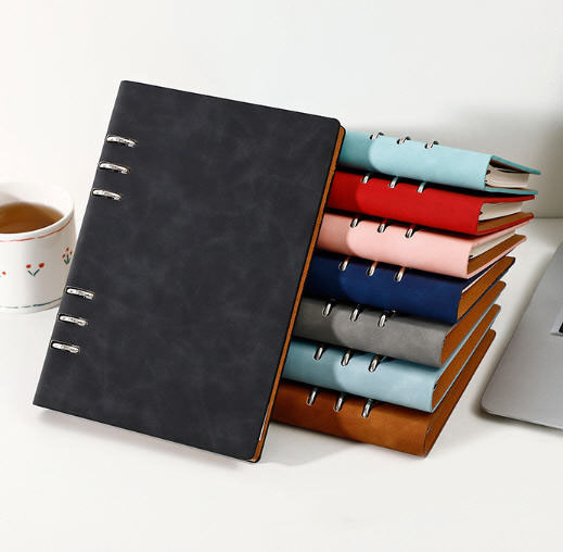 สมุดโน้ตสันห่วงเหล็ก,สมุดโน้ต,รับทำสมุดโน้ต,สกรีนโลโก้,A5,ราคาถูก,100แผ่น