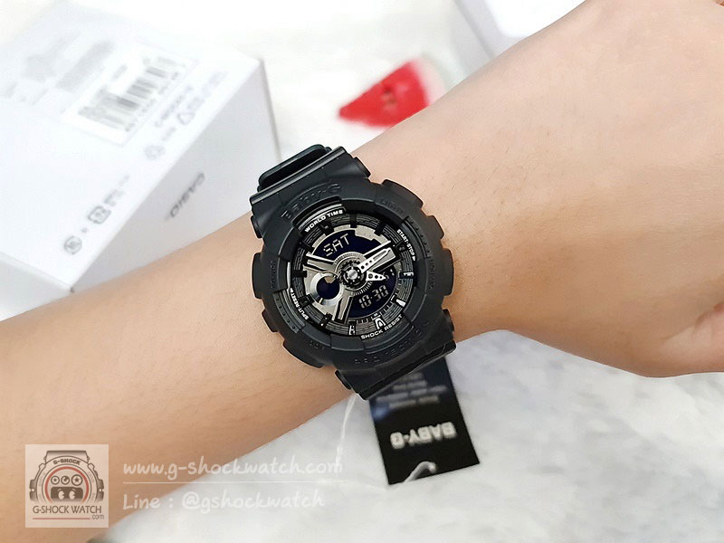 CASIO BABY-G นาฬิกาข้อมือ นาฬิกากันน้ำ นาฬิกาของแท้ ประกันศูนย์ CMG 1 ปี รุ่น BA-110BC-1A