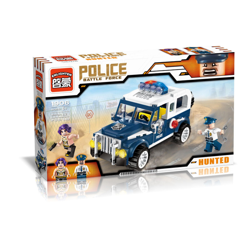 เลโก้จีน Enlighten 1906 ชุด ตำรวจ Police Battle Force