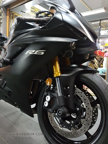 Evotech กันล้มล้อหน้า (FRONT FORK SPINDLE) สำหรับ R6 2017