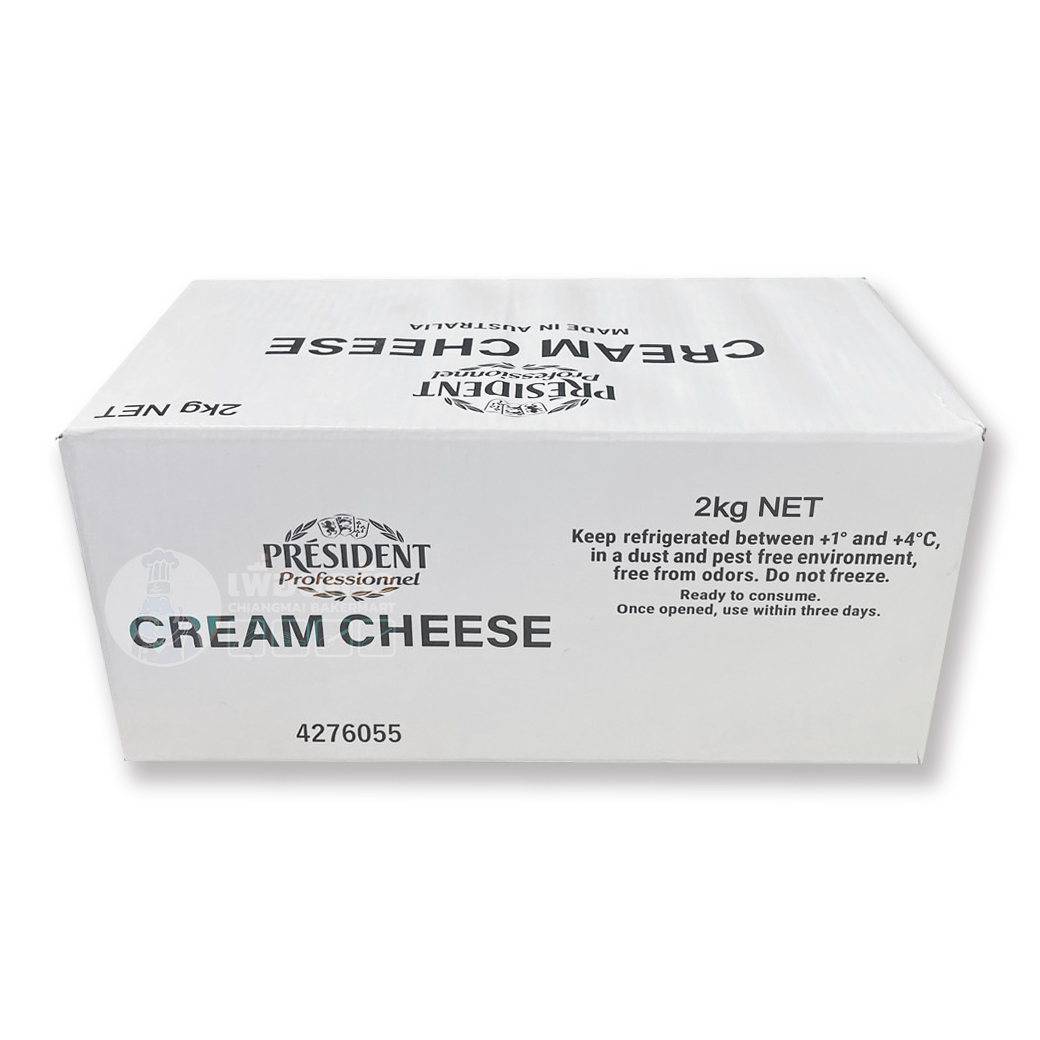 ครีมชีส เพรสซิเดนท์ President Cream Cheese 2 Kg. (02-8292)