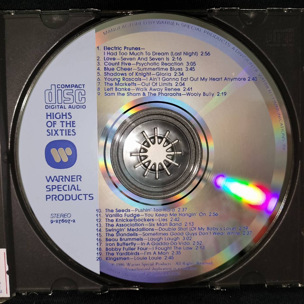 Various – Highs Of The Sixties / JAPAN / ปกในมีจุดเหลือง / แผ่นสวย