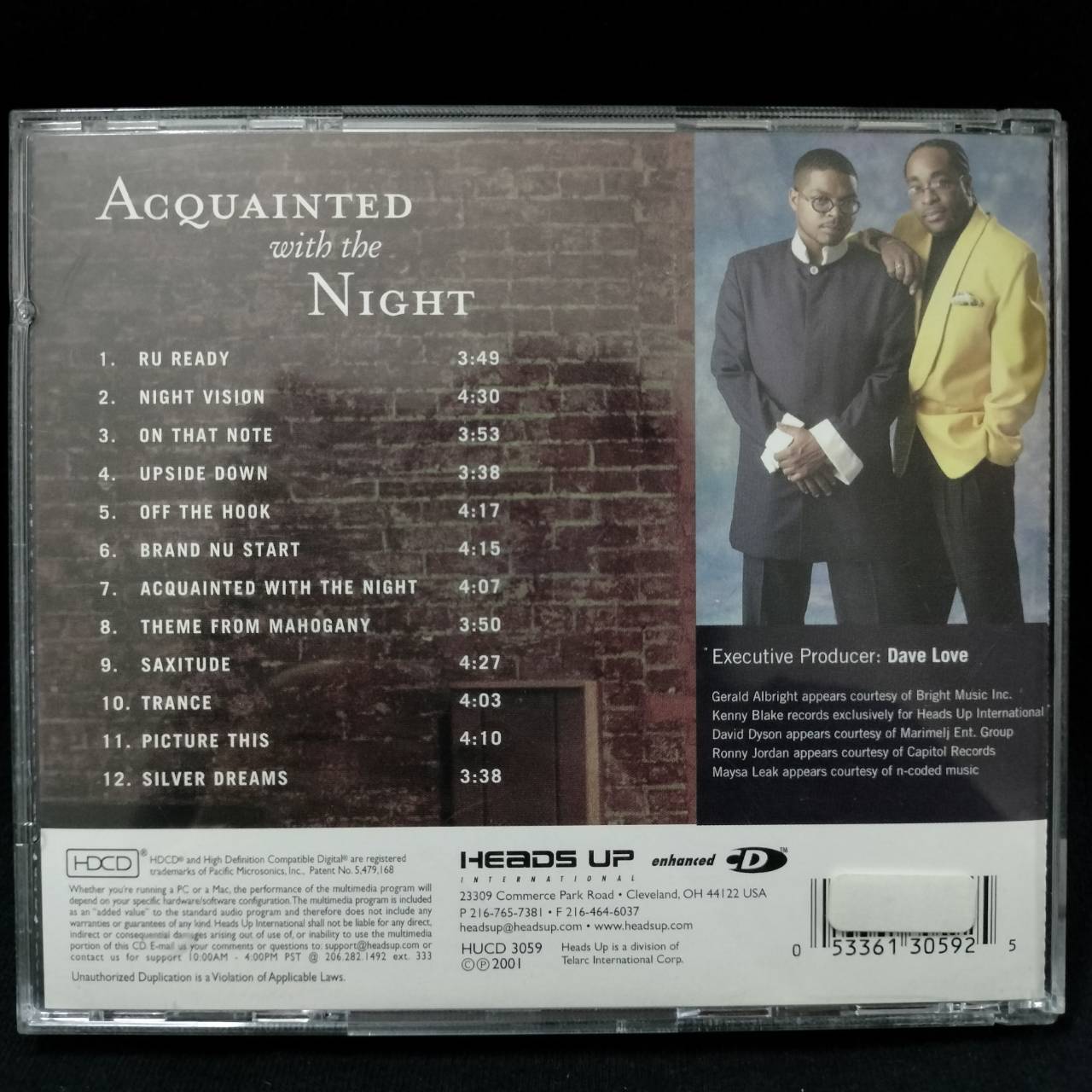 Pieces Of A Dream – Acquainted With The Night / USA / Enhanced CD / HDCD / แผ่นสภาพนางฟ้า / มี Obi