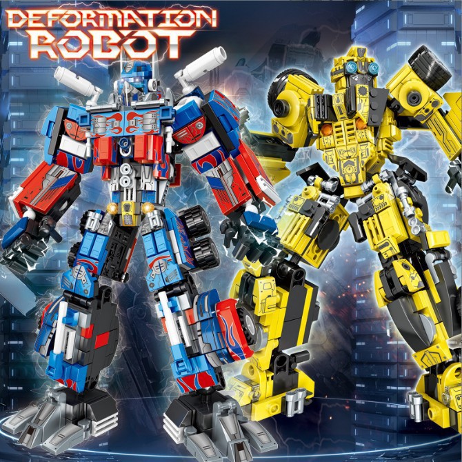 เลโก้จีน LW 7042 ชุด Transformers Bubble B / LW 7043 ชุด Transformers ออพติมัส ไพรม์