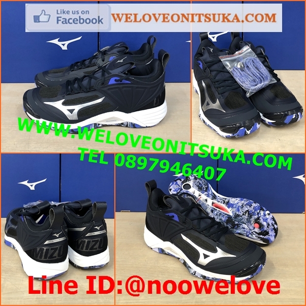 Mizuno Wave Momentum 2 สุดยอดรองเท้าอินดอร์ มีเชือกแถม1ชุด หรูหรา สีสวย พื้นหนา นุ่มใส่สบายเท้า เบา น่าใช้ V1GA211202