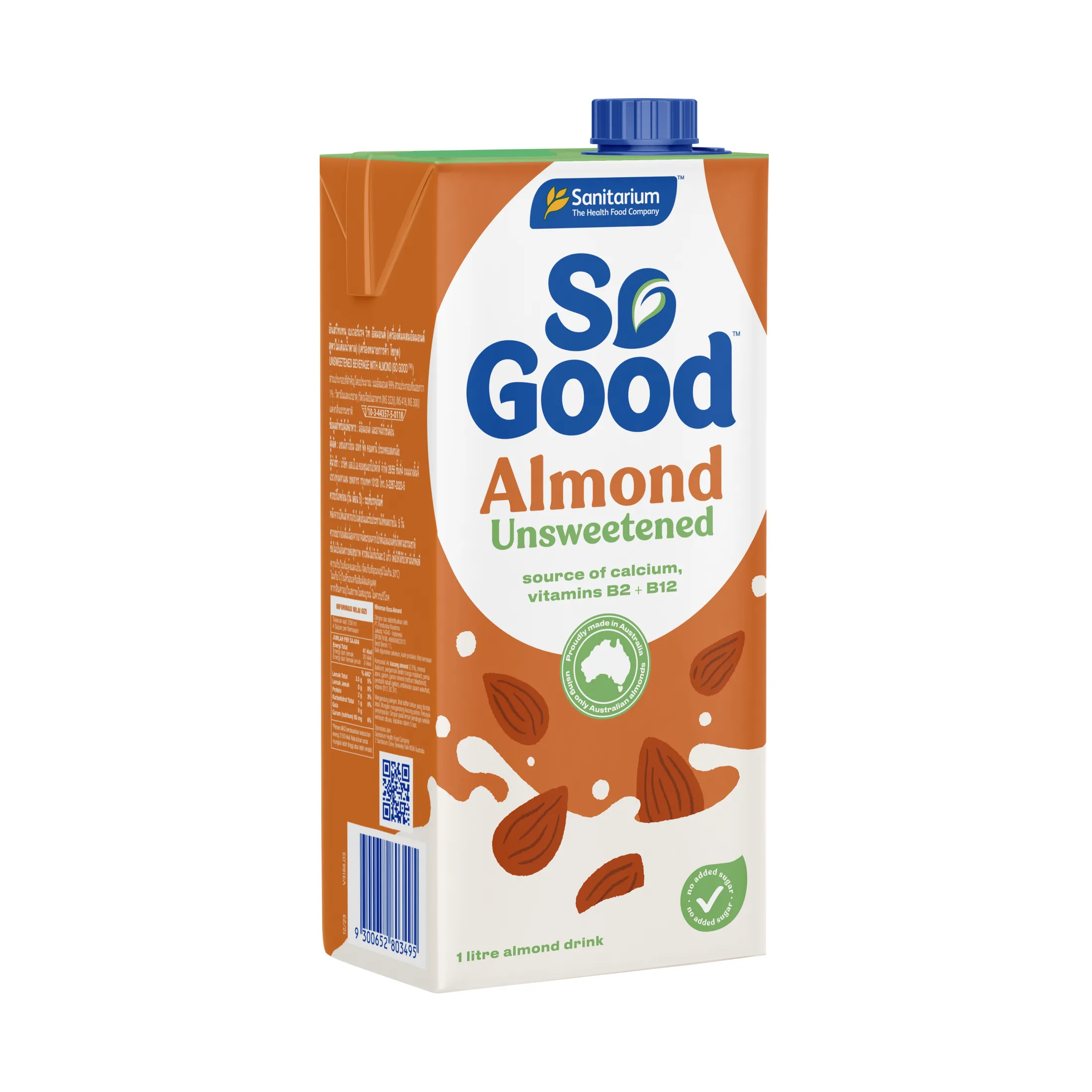 So Good Almond Milk Unsweetened 1 Lt. (05-7123)