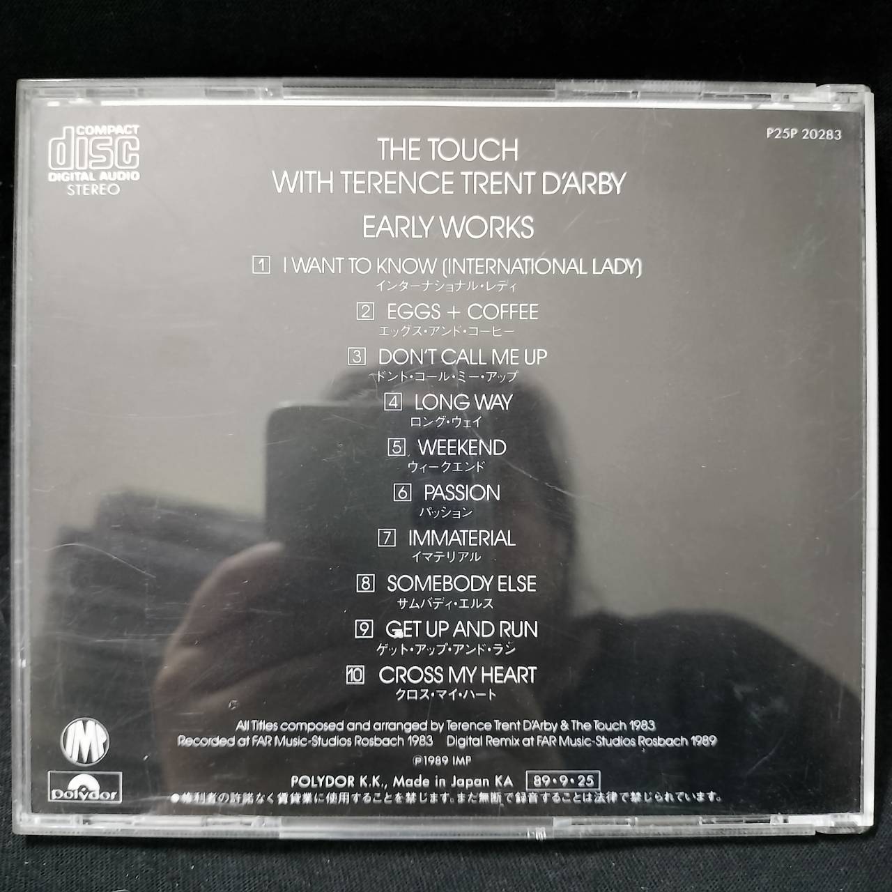 The Touch With Terence Trent D'Arby – Early Works / JAPAN / แผ่นสวย