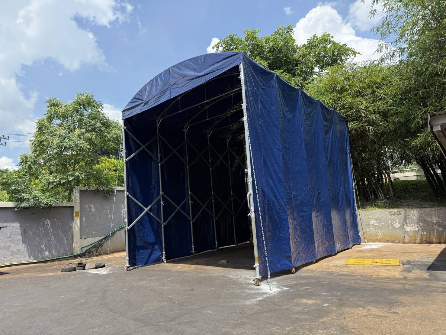 เต็นท์อุโมงค์ทางเดิน เต็นท์ยืดหด เต็นท์ทางเดิน