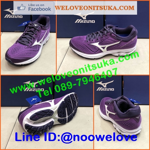 Mizuno Wave Rider 22 สำหรับสาวๆ รุ่นยอดนิยม สีสวย โดดเด่น ชัดเจน หนานุ่ม ใส่สบายเท้า J1GD183108