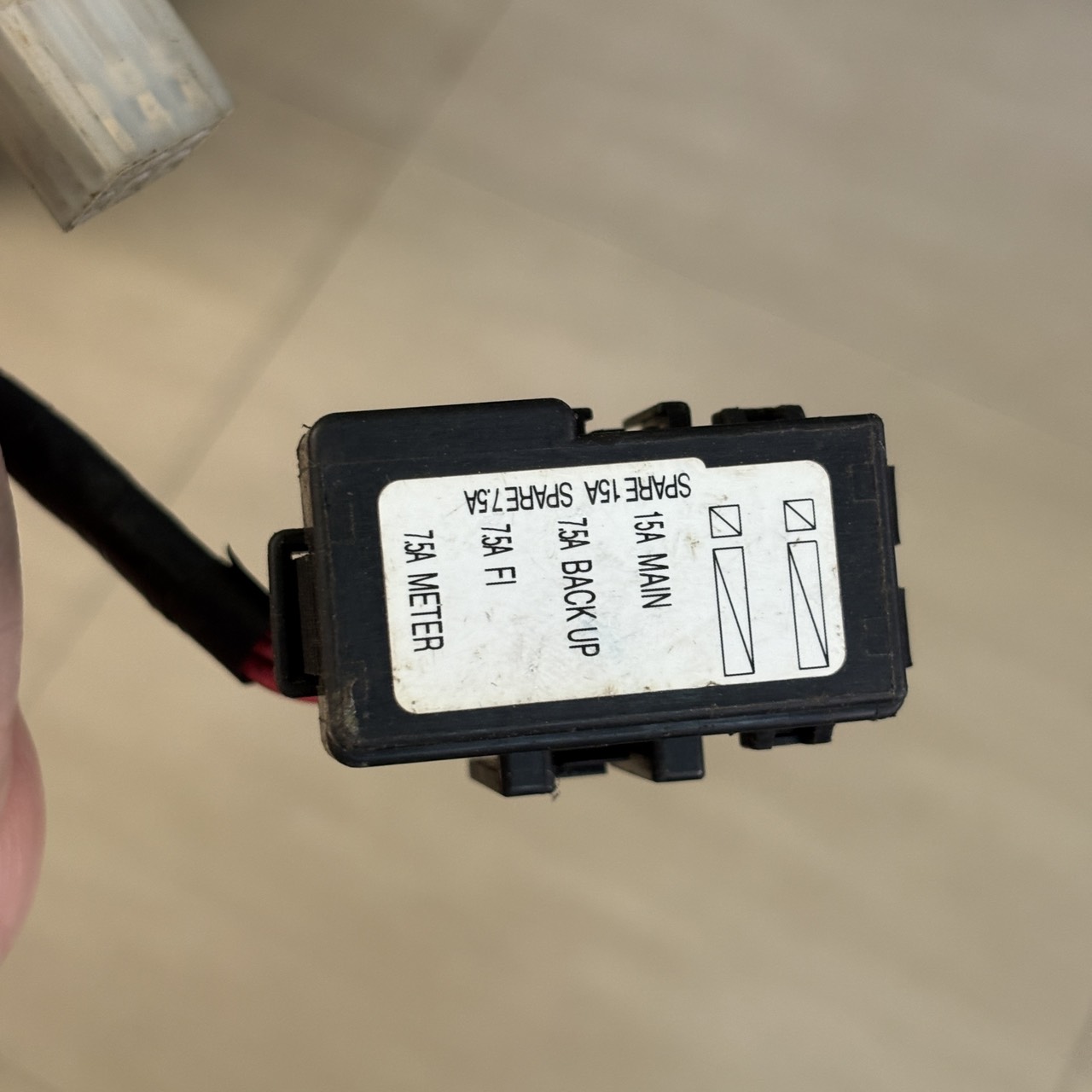 PD000868 แท้มือ2 ชุดสายไฟแบตเตอรี่ 32101-K2J-T10