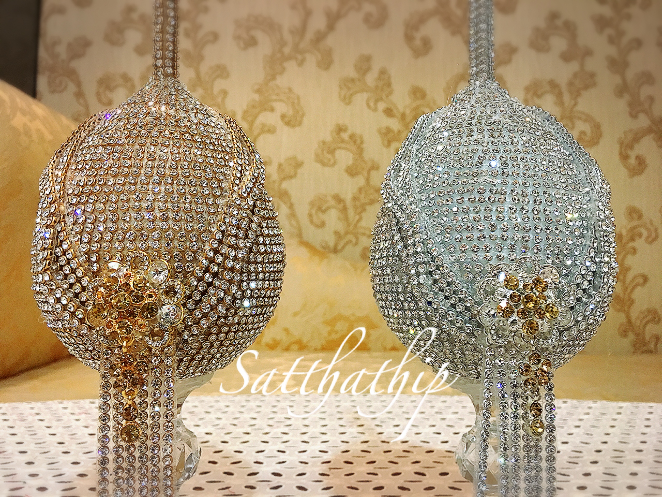 พานพุ่ม - พานพุ่มสักการะ - พานพุ่มเงินทอง - Phan bush