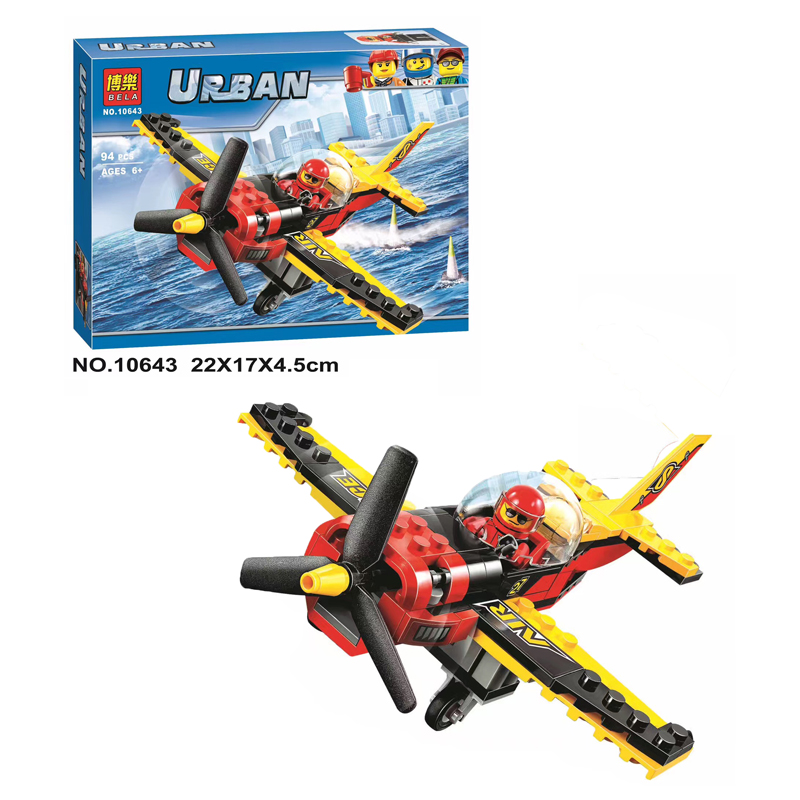 เลโก้จีน Bela.10643 ชุด Urban Race Plane