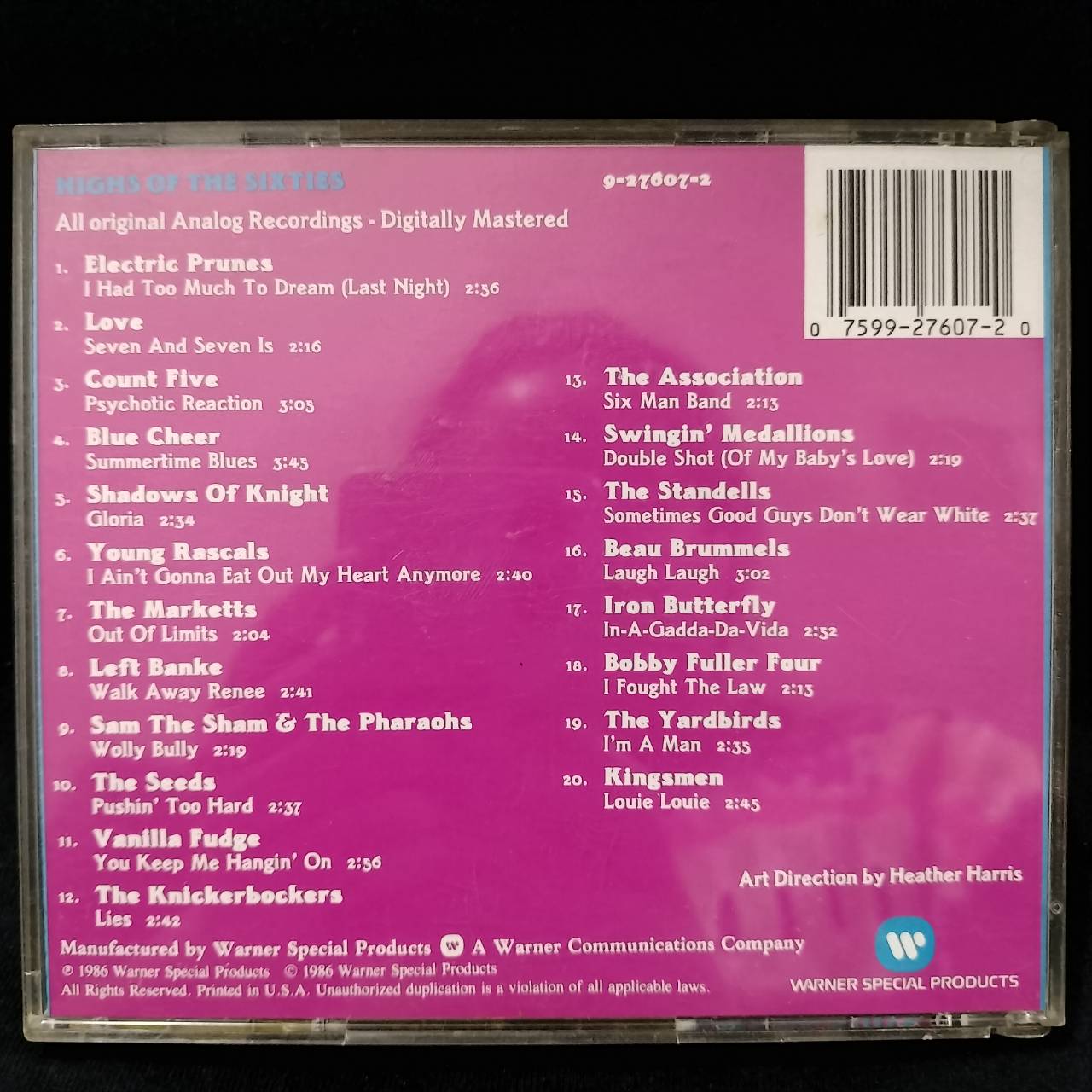 Various – Highs Of The Sixties / JAPAN / ปกในมีจุดเหลือง / แผ่นสวย