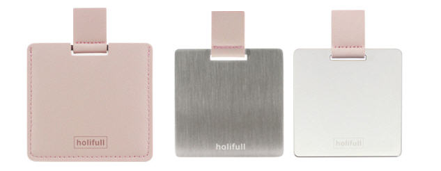 กระจก+พร้อมซองหนังPU,กระจกพร้อมซองหนังPU,สกรีนโลโก้,ติดโลโก้