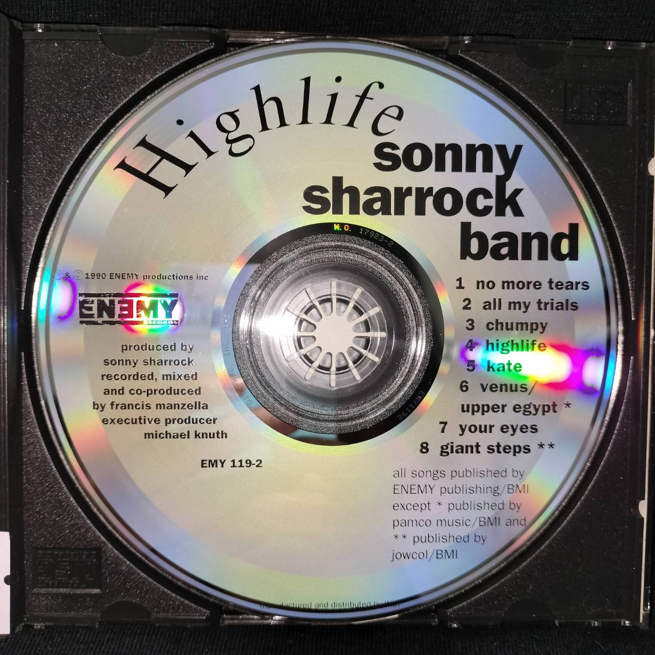 Sonny Sharrock Band – Highlife / USA / ปกในมีจุดเหลือง / แผ่นดี
