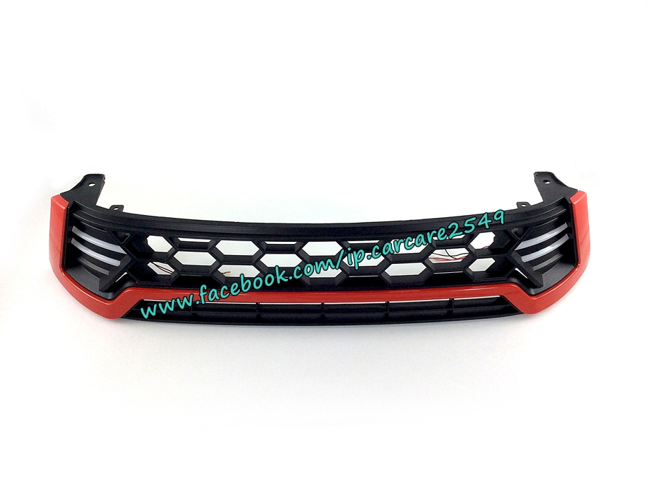 กระจังหน้ามีไฟ revo V1 (แดง)