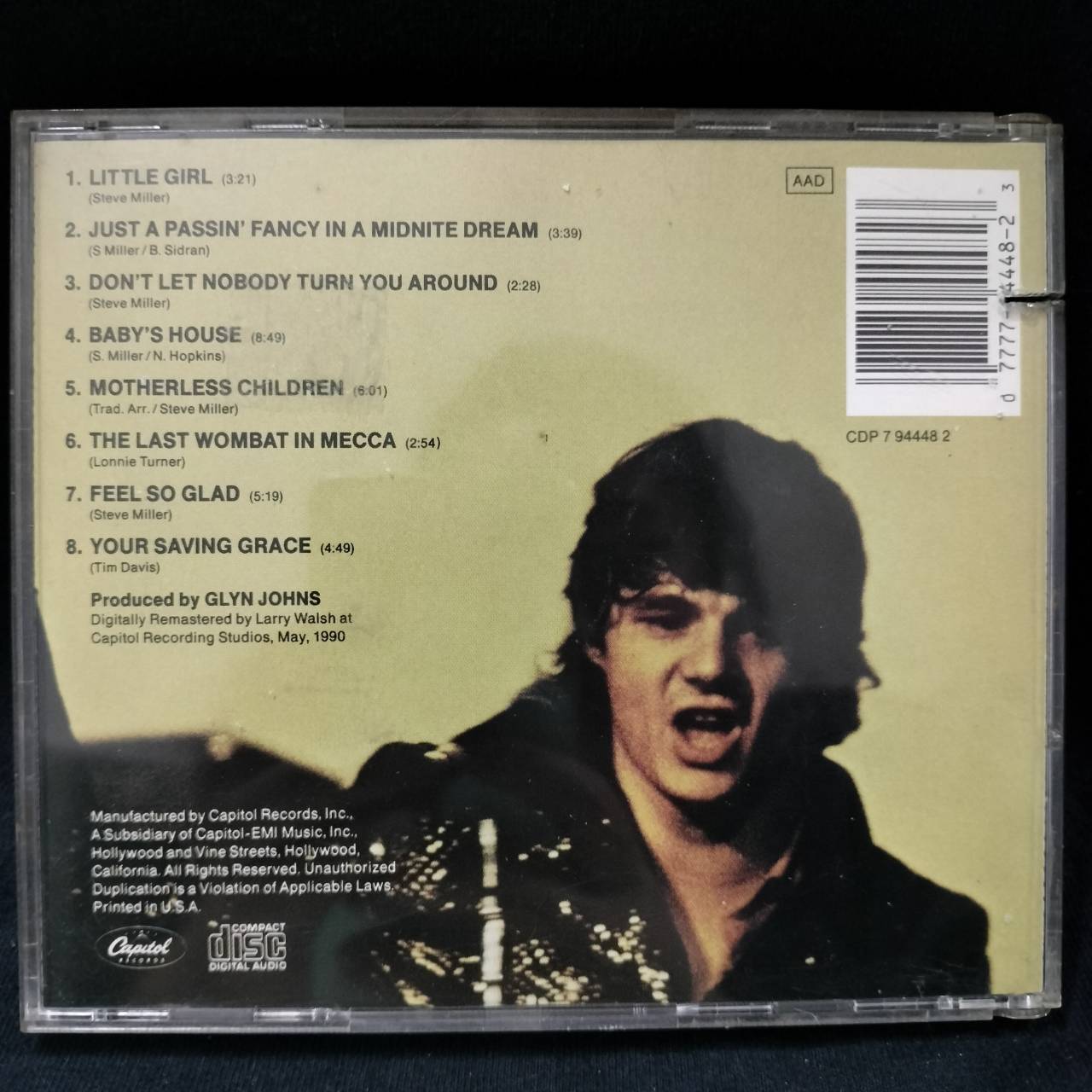 The Steve Miller Band – Your Saving Grace / USA / เจาะสันกล่อง / ปกในมีจุดเหลือง / แผ่นดี