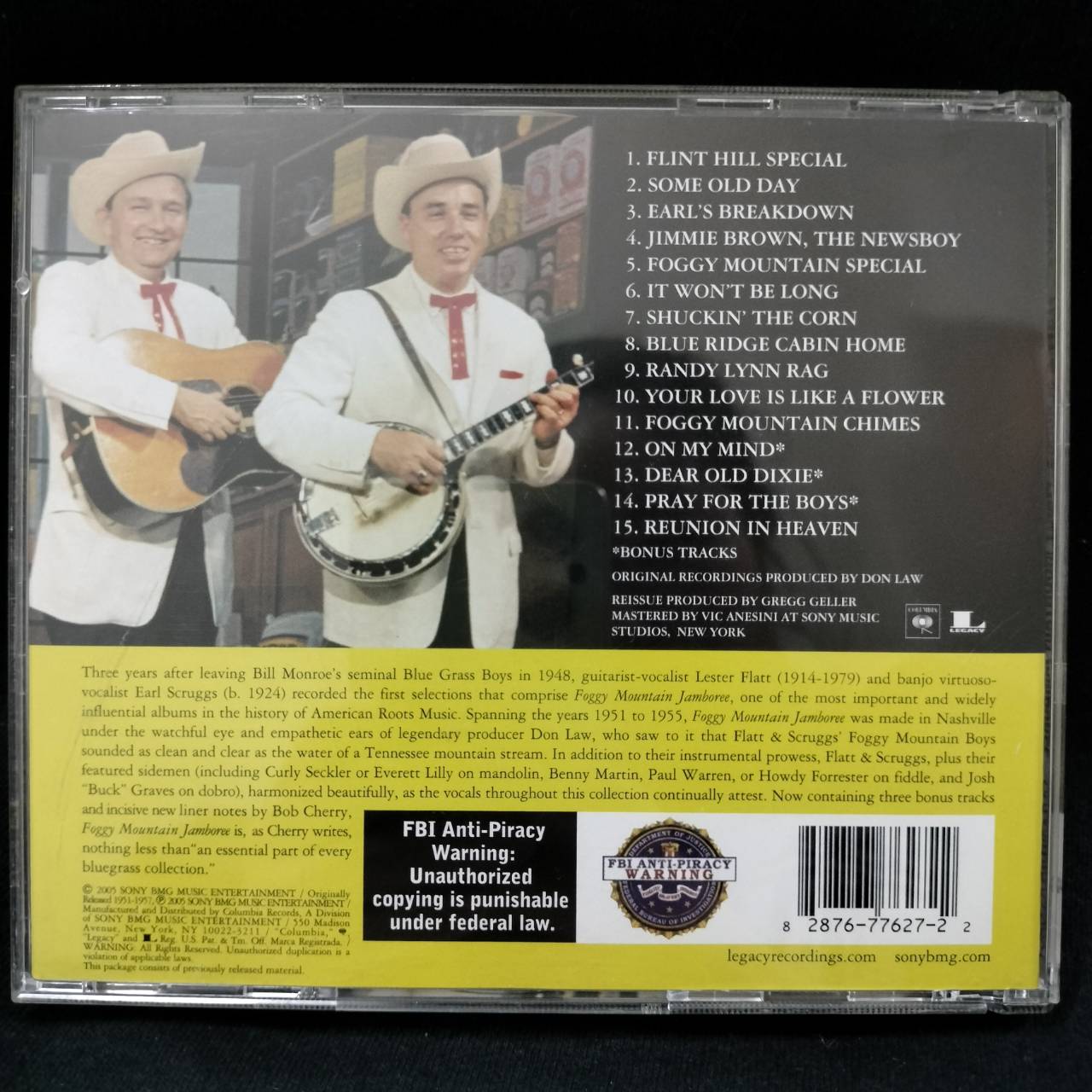 Lester Flatt And Earl Scruggs – Foggy Mountain Jamboree / USA / แผ่นสภาพนางฟ้า