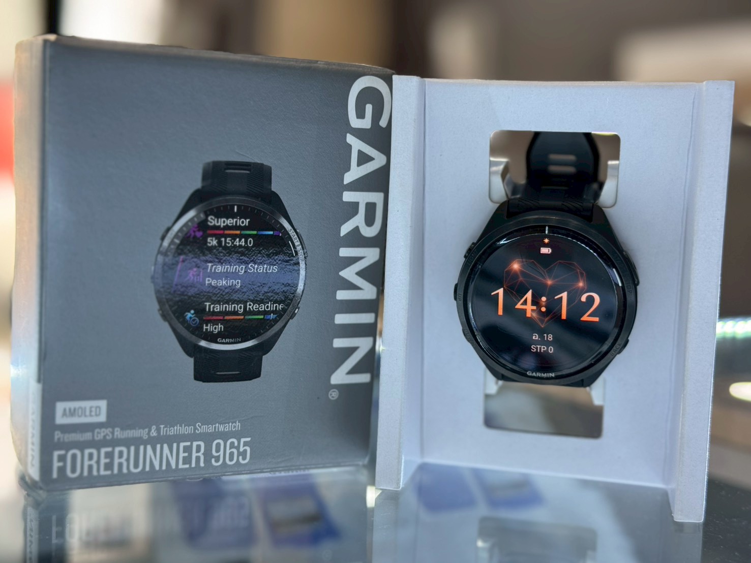 Garmin Forerunner 965 GPS with Black Case and Black