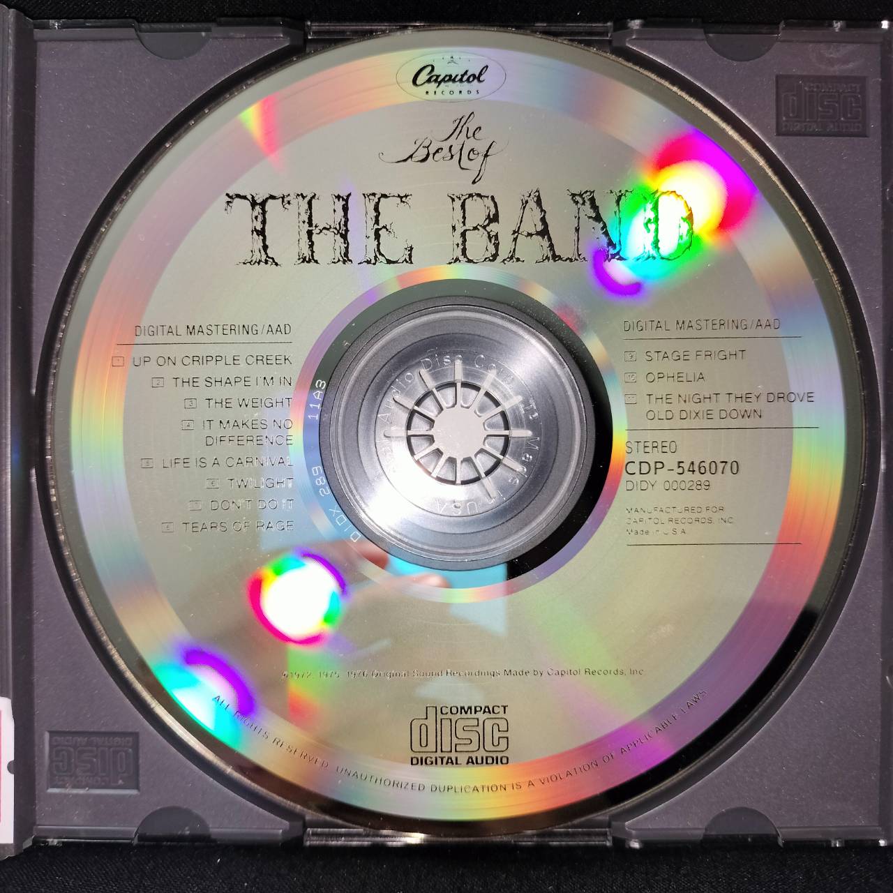 The Band – The Best Of The Band / USA / แผ่นดี