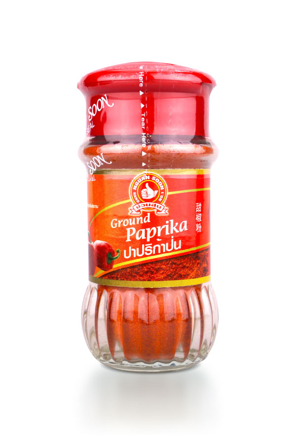 ผงปาปริก้าป่น ตรามือ ขวดแก้ว Ground Paprika 45 g. (05-0871)