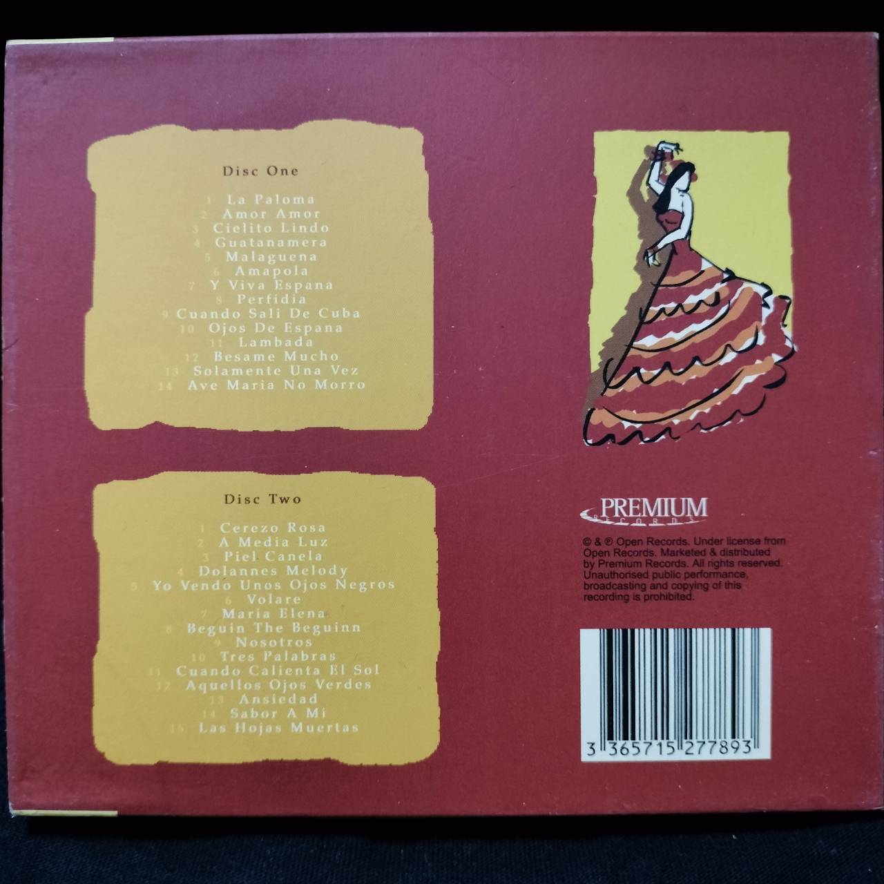 Various – The Hi-Fo Sounf of Guitarra Espanola Volume Two / ไม่ระบุ / ที่เปิดปิดในกล่องหัก / 24bit Remastering / แผ่นทอง / 2CD / แผ่นสวย