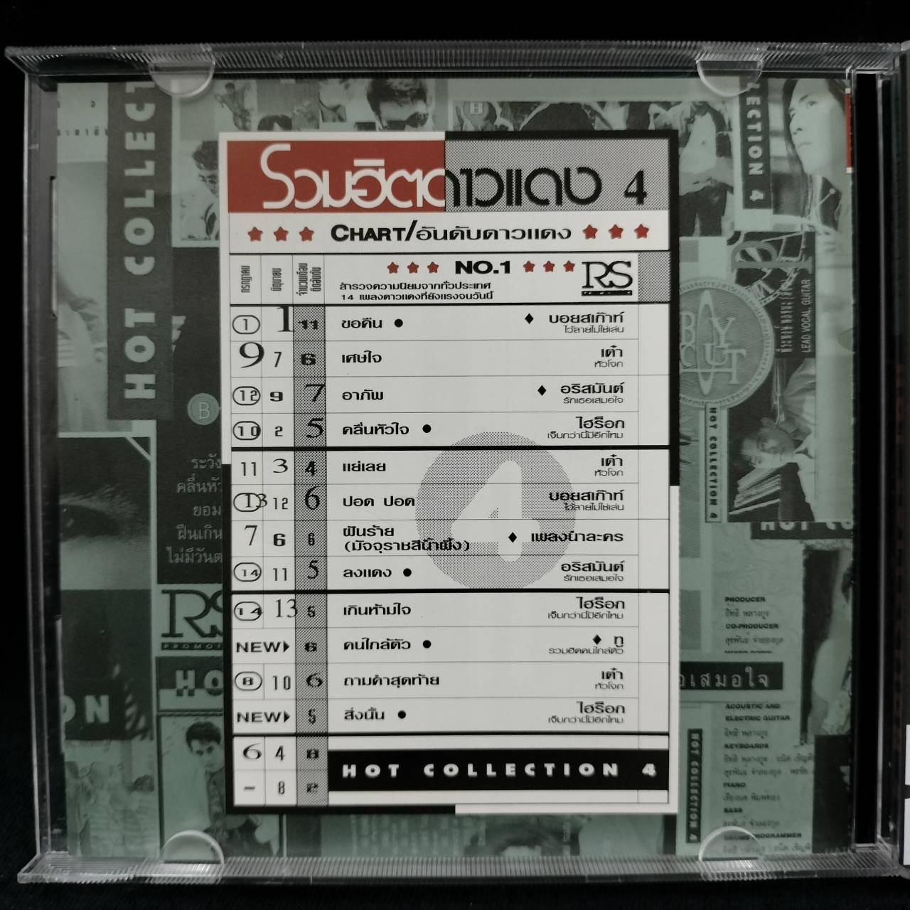 RS – รวมฮิตดาวแดง 4 / โค้ด GENCD / แผ่นดี
