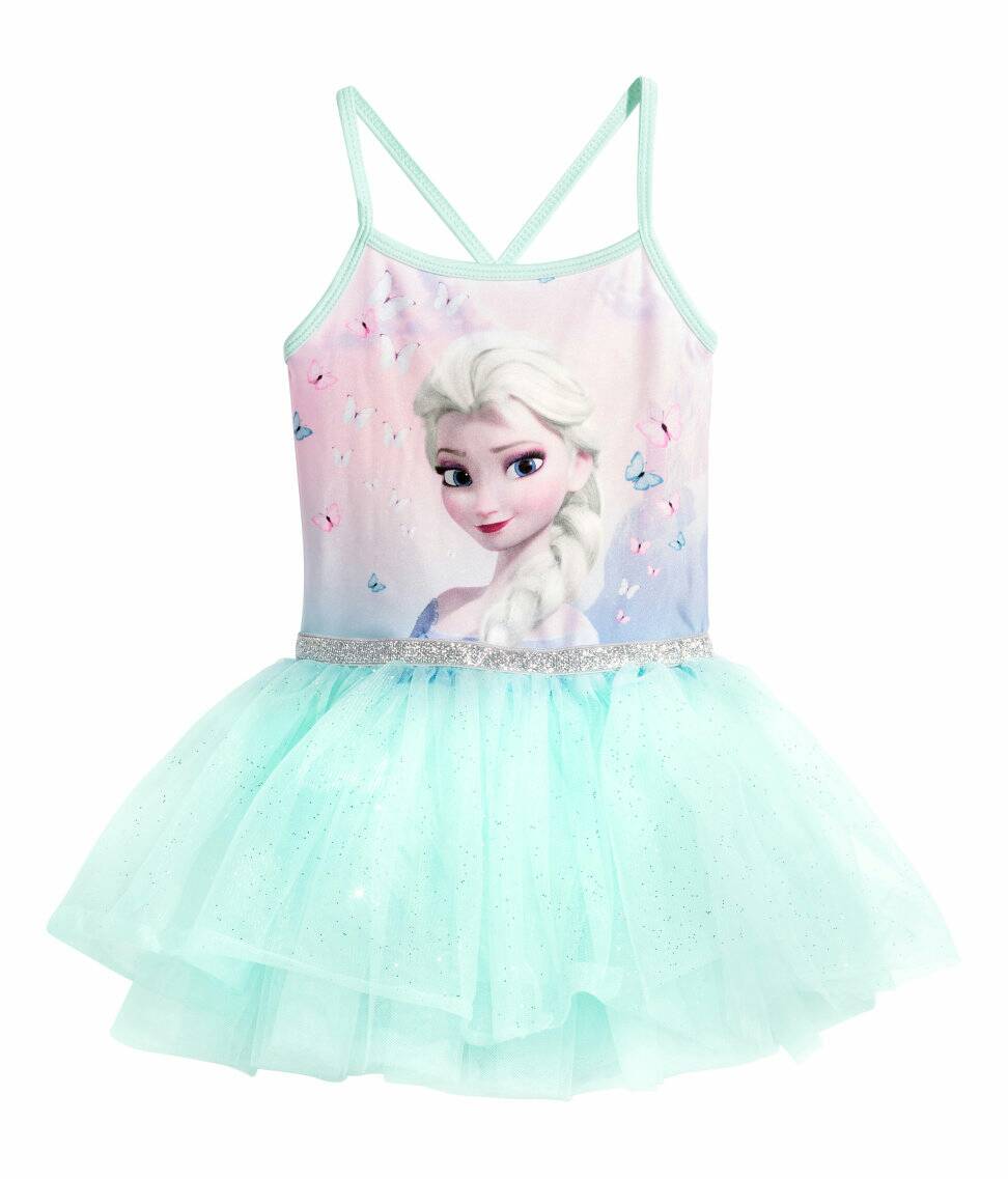 ชุดบัลเล่ต์ เจ้าหญิงเอลซ่าดีสนีย์แท้ งานH&M สวยมากๆค่ะ ไซส์ 1-2 Y 10-12 Y 12-14 Y