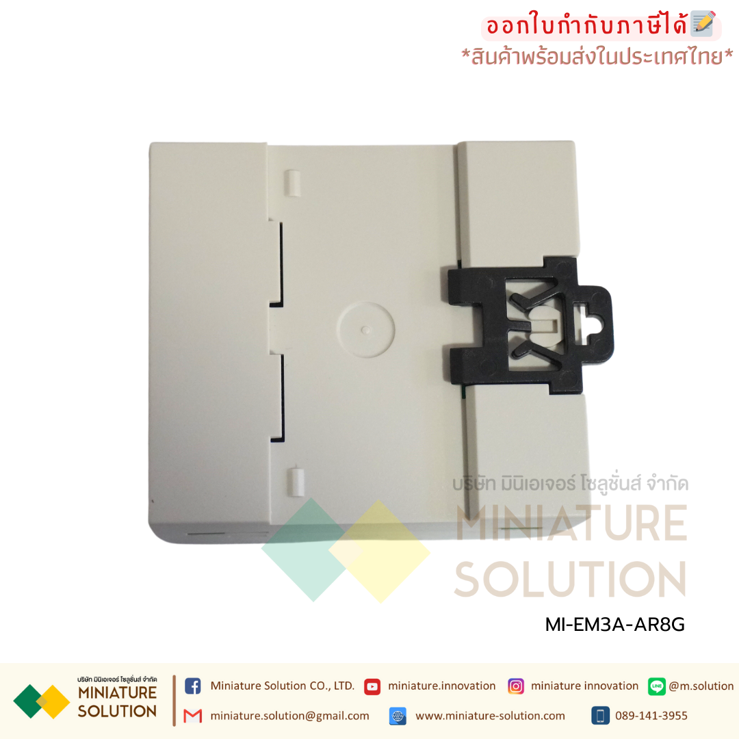 AMSAMOTION PLC expansion module Temperature อ่านค่าอุณหภูมิ 8-channel PT100 AI8x15Bit [EM3A-AR8G]