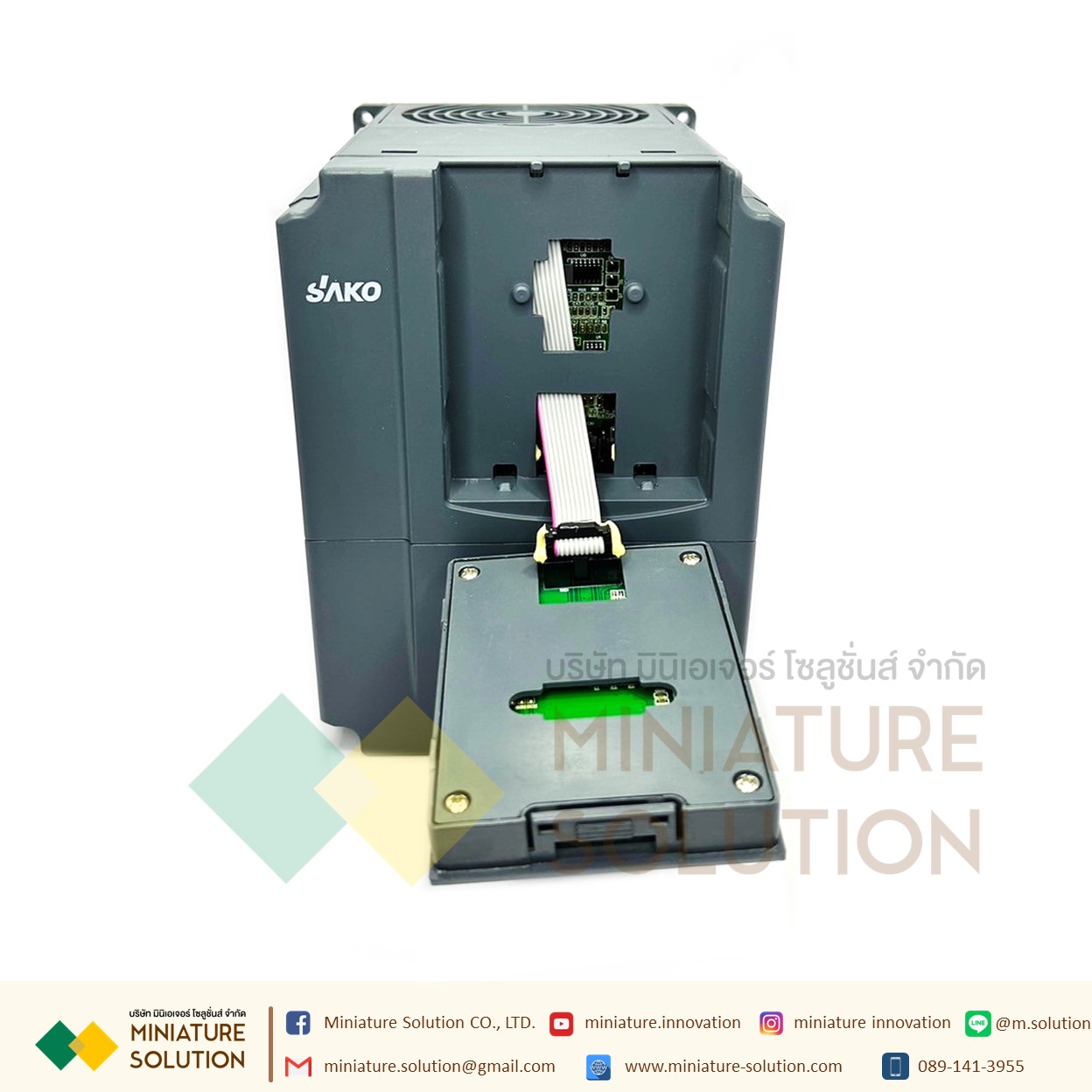 Sako SKI600 220V VFD อินเวอร์เตอร์ความถี่ตัวแปร 3 เฟส 5.5KW 7.5kW 11KW 15KW สำหรับมอเตอร์ควบคุมความเร็ว INPUT 220V OUTPUT 220V (2.2kW)(220VAC)