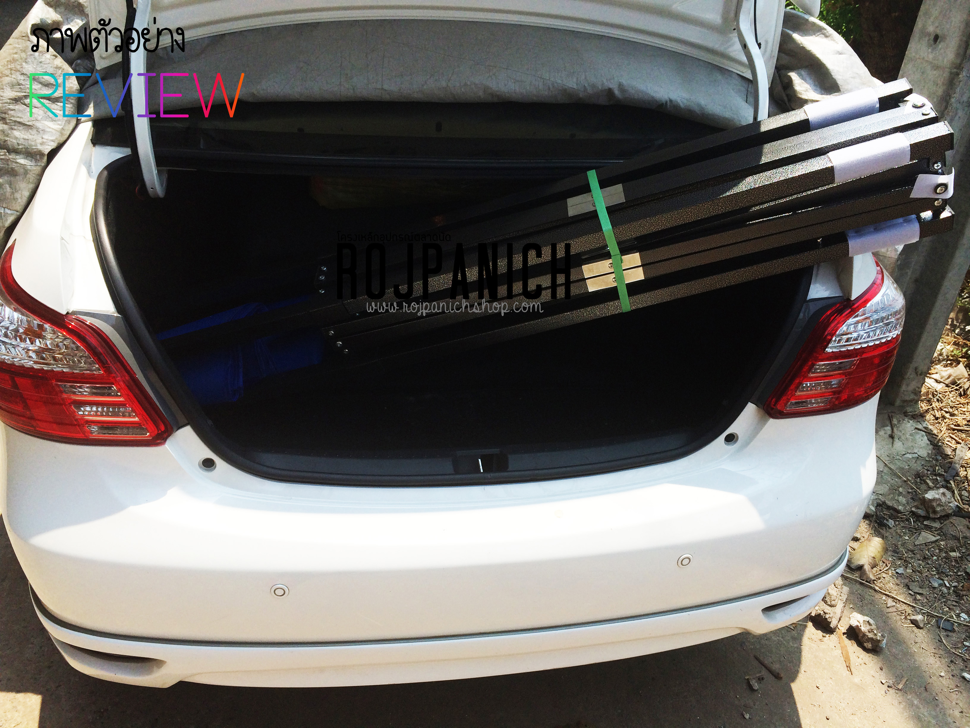 เต็นท์พับ2x2ม.+ผ้าCD5 พร้อมผ้าคลุมข้าง2x7ม.