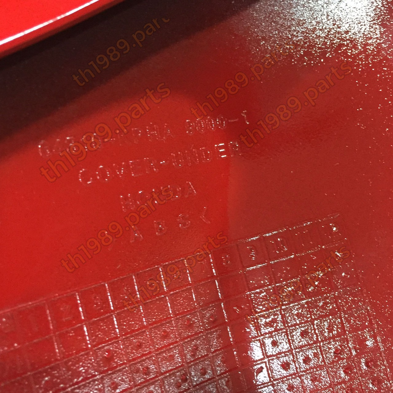 64310-KPH-900ZE ฝาครอบตัวล่าง WAVE125S สีแดงสด *R263* อะไหล่แท้ HONDA