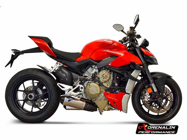 ท่อ Termignoni สลิปออน ไทเทเนียม แบบคู่ สำหรับ Street Fighter V4 (For Exhibition only)