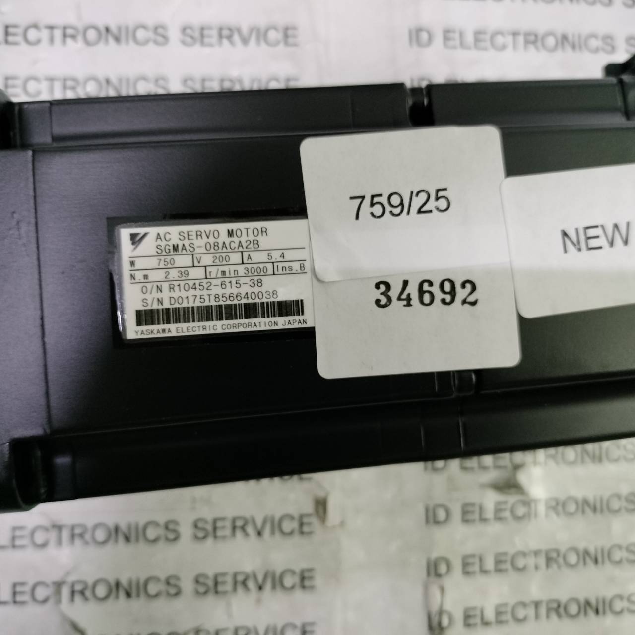 SGMAS-08ACA2B YASKAWA SERVO MOTOR